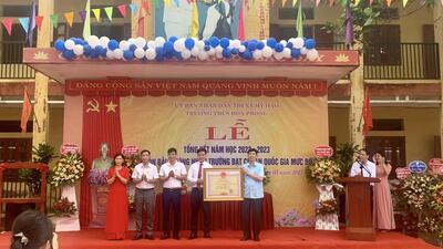 Trường THCS Hoà Phong tổ chức Lễ tổng kết năm học 2022-2023